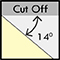 cut-off 14° / 遮光角14°